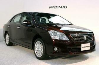 Black Toyota Premio Car Wallpaper HD