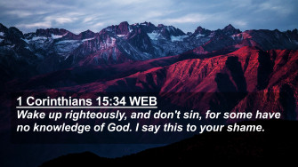 Corinthians Web 4k Wallpaper Wake Up Righteously And