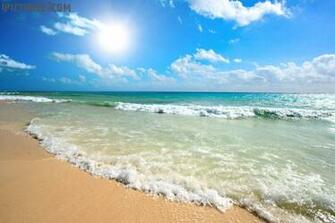 Sunny Beach Seaside Wallpaper