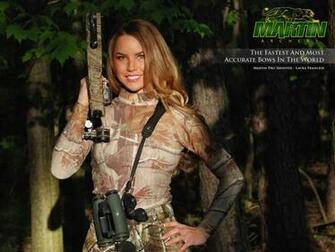 Camouflage Bows Laura Francese At Full Draw Link To Martin Archery