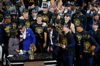 Photos Nuggets Celebrate Championship Win Fox31 Denver