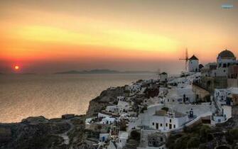 Santorini Wallpaper