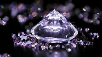 Purple Diamonds Background Big Diamond With Many Violet