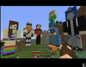R Commentators Minecraft Build By Gissiegirl1313 On