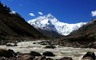 Tibet Snow Mountain Scenic Wallpaper Fonds D Cran Pc Et