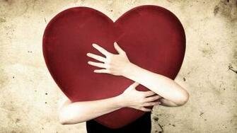 Valentines Day Hearts Cartoon HD Wallpaper