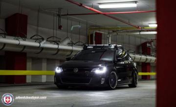 Volkswagen Jetta Sedan Gli Hre Wheels Tuning Cars Black