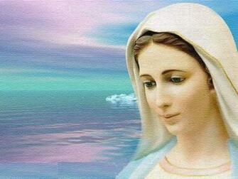 Wallpaper Of Virgin Mary