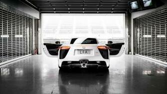 HD Wallpaper 1080p Desktop Lexus Lfa White Rear