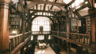 Old Library Wallpaper
