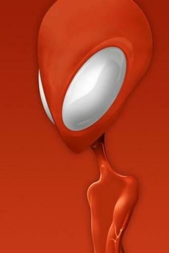 Alien Cartoon iPhone HD Wallpaper