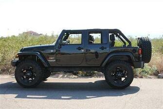 Lifted Jeep Wrangler Door