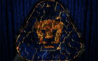 Wallpaper Unam Pumas Scorched Logo Primera Division