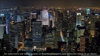 New York City Skyline At Night Wallpaper HD