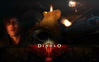 Wallpaper Diablo Wizard Magician Fire Ball Armor