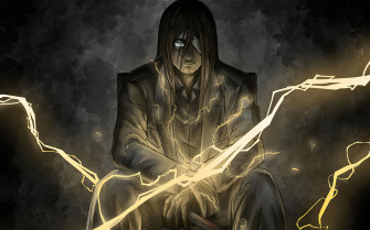 Eren Yeager Wallpaper 4k Lightning Shingeki No Kyojin