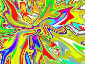 Psychedelic Weed Wallpaper Technological Affects By