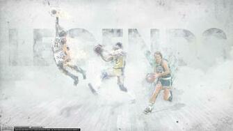 Larry Bird Michael Jordan Legends Wallpaper Slamonline