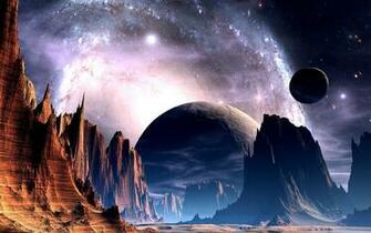 Alien Landscapes Wallpaper