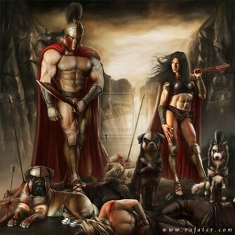 Spartan Warriors Tribute By Rafater