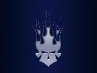 Cool Flaming Skull Wallpaper Medal By Jbensch