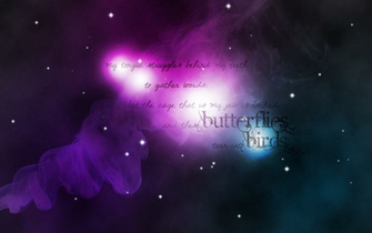Galaxy Background Wallpaper With Quotes