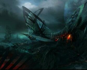 Abstract Pirate Ship Wallpaper