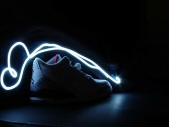 Kickz Neon Jordan Retro Iii White Wallpaper
