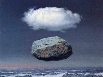 Traditional Art Rene Magritte Belgian Sea Wallpaper