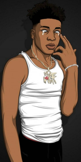 Nle Choppa Cartoon For iPhone Screen Pxigxz0lbcnl2h5d Wallpaper
