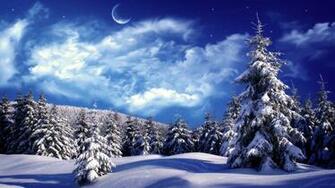 Winter Forest Desktop Wallpaper Full HD