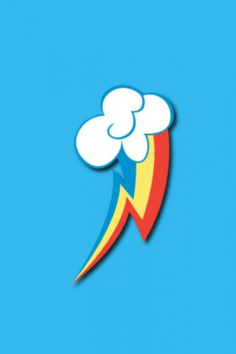 Rainbow Dash iPhone Wallpaper By Leowk