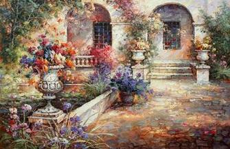 Theme Famous Painting Artist Painter Brush Oil On S