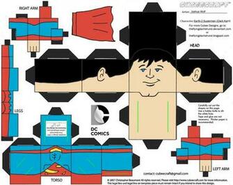 Dcnu23 Earth Superman Cubee By Theflyingdachshund