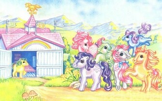 Littlepony Desktop Background A Computer Icreated