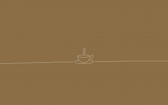 Beige Minimalist Aesthetic Vintage Desktop Wallpaper