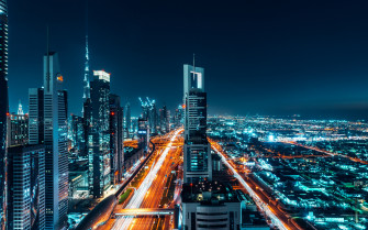 Wallpaper Dubai City Buildings Cityscape