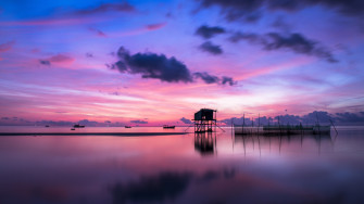 Island Sunrise 4k HD Wallpaper Image Photos