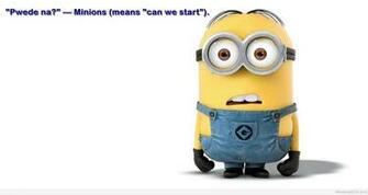 Nice Minions Quote Wallpaper