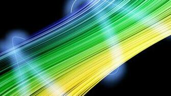 Dream Blue And Yellow Light Background Widescreen HD Background