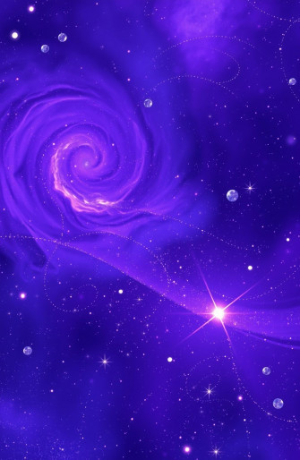 Purple Galaxy Wallpaper