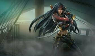 League Of Legends Wallpaper Katarina The Sinister Blade