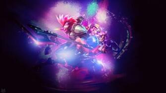 Arcade Miss Fortune Hecarim Fan Art League Of Legends Wallpaper