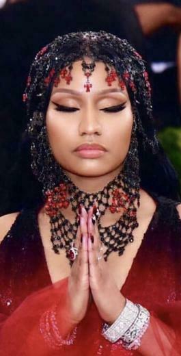Nicki Minaj At Met Gala In