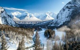National Park Wallpaper Description Winter In Banff