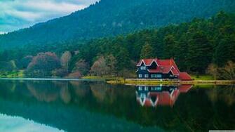 Bolu Abant Golu Tabat Park Ultra HD Desktop Background Wallpaper