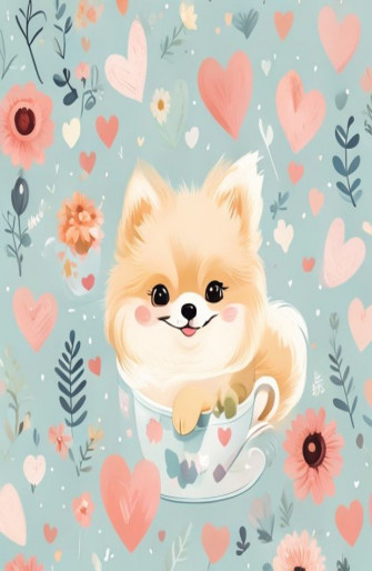 Teacup Pomeranian Wallpaper