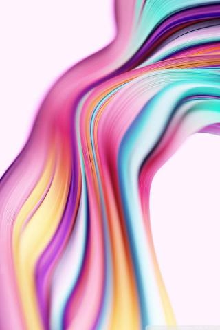 Colorful Abstract Wave White Background Design Ultra HD Desktop
