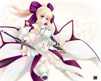 Saber Lily Wallpaper