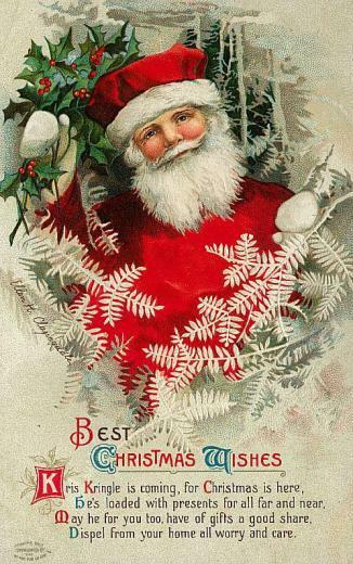 Santa Claus Vintage Wallpaper Desktop HD
